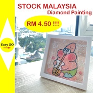 3D DIY Set Lukisan Berlian (Dengan Bingkai) Kartun /3D DIY Diamond Painting Set (With Frame) Cartoon