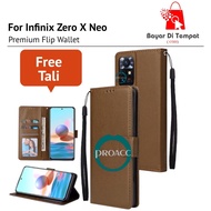 Case FLIP WALLET for INFINIX ZERO X NEO Premium FLIP CASE Leather CASE Mobile Phone Protective