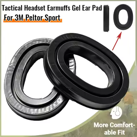 Noise-Isolating Replacement Ear Pads For 3M Peltor Series Sport Shooting Earmuffs Silicone Comfort C
