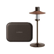 LUMENA M3 Table Lamp Package, Dark Brown