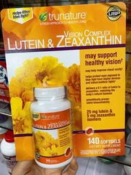 現貨 美國Trunature – Vision Complex 葉黃素和玉米黃質 140粒軟膠囊  Vision Complex Lutein and Zeaxanthin