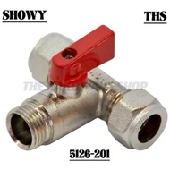 SHOWY 15 X 15 X 1/2”M C/C ”T” BALL VALVE-(5126-201)