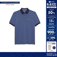 Tommy Jeans เสื้อโปโล ผู้ชาย รุ่น DM0DM22348 C58 - สีน้ำเงิน ทรง Regular