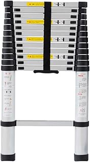 Telescopic Ladder Anti-Slip and Stable 20ft Aluminum Telescopic Ladder New Telescopic Extension Ladd