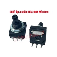 3-Pin Potentiometer B104 Black
