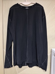 The Viridi-anne Contrast Stitching Long Sleeve Tee VI-3541-01