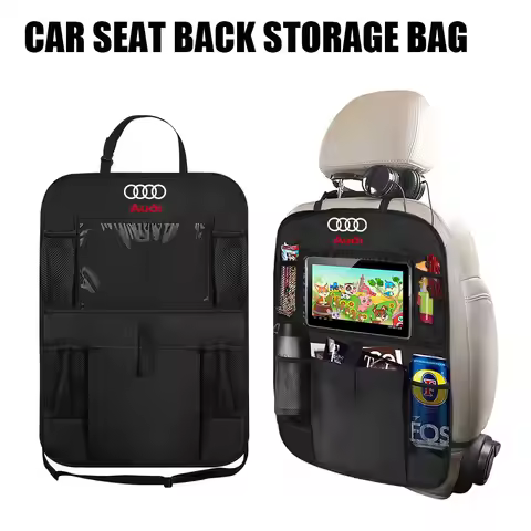 Car Oxford Seat Back Organizer Storage Pocket Bag Interior Stowing Tool For Audi Sline TT A5 A6 A7 A