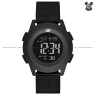 (OFFICIAL WARRANTY) Skechers SR5169 Digital Quartz 44mm Mesh SS Bracelet All Black