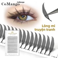 Anime Hình Lông Vũ Cây Nối Mi Promade Người Hâm Mộ Manga Giả Hàng Mi Màu Đen Mờ Dài Tự Nhiên C/D Con