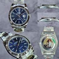 Jam Rolexes DT 41MM 126334 Blue Dial Fluted Bezel Clean Factory