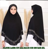 🔥4XL / XXXXL HIGH QUALITY🔥TUDUNG SARUNG LABUH HEAVY CHIFFON 2 LAYER KHIMAR BERDAGU AWNING SCUBA BATU