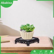 [Ababixa] Fishbowl Stand Plant Holder Vase Plant Buddha Statue Display Stand Bowl Riser Plant Stand for Corridor Porch Living Room