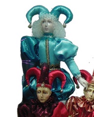 ตุ๊กตา Jester doll๋ ของประดับ ของตกแต่งเทศกาลคริสต์มาส ราคาโรงงาน ราคาถูก Jester doll 20" (90104-2)