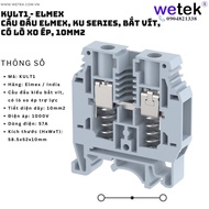 XO Standard Elmex wiring bridge, KULT series, screw type, with pressure spring, for 4 / 6 / 10 mm2 w