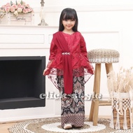 baju brokat anak umur 4-15th kebaya anak perempuan pakaian pesta anak