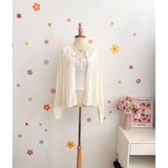 Argyle Cardigan in Cream