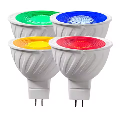 Dimmable 12V MR16 GU5.3 Amber Lamp 5W 12V GU5.3 JCDR Orange Flame Lamp Bulb Spot Light Quartz Firepl