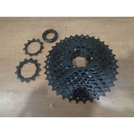9 Speed cassette 11-36 Black CNC