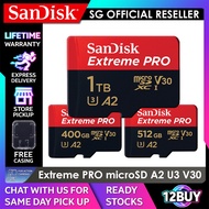 SanDisk Extreme PRO microSD Card 170MB/s QXCZ 400GB 200MB/s QXCD 512GB 1TB 12BUY.MEMORY