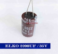 1 BUAH ELKO 2200uf 35v ELCO 2200UF/35V 2200UF 35 VOLT