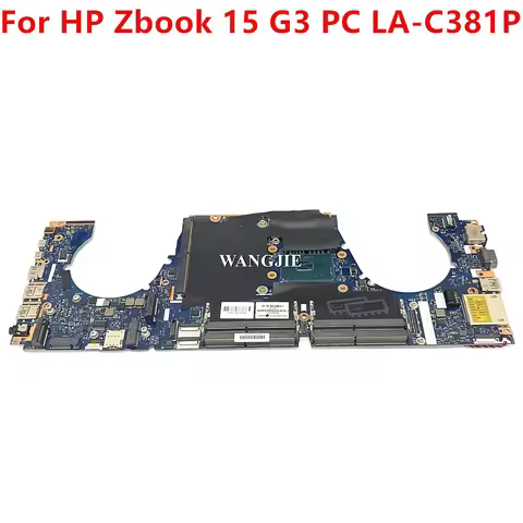 848221-601 848223-601 For HP Zbook 15 G3 PC Laptop Motherboard With Graphics Slot APW50 LA-C381P 848