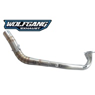 Original Wolfgang PNP Non-Sanglong Exhaust (Neck Only) for vario, aerox, nmax, lexi, pcx, etc.
