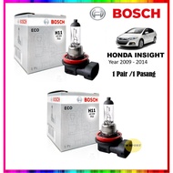 Bosch Headlamp HeadLight H11 Light Bulbs for Honda Insight 2nd Gen,year 2009 - 2014(100% Genuine Bos
