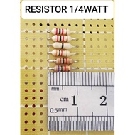 (10PCS) 2R - 8.2R 1/4WATT 5% RESISTOR (01600115)