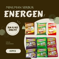 (BORONG) ENERGEN 1 RENTENG / 10PCS PRODUCTINDONESIA / MINUMAN CEREAL SUSU CHOCOLATE VANILLA KACANG H