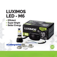 6-Sided LED Motorcycle Headlight Hi LLOW H6 H7 H4 ECO9 M6 SUPER Bright