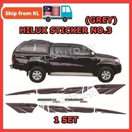 Toyota Hilux Body Sticker Car Side Body Lining Sticker [Ready Stock]