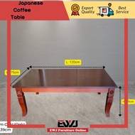EWJ JP2.5x4 / 3x5 Japanese Table-Oxv Leg&amp;Leg Tiger/Cap&amp;Oak Murah Cantik Morden Coffee Table