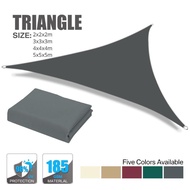 420D Oxford Cloth Sun Shade Sail Canopy Grey Fabric Cover for Outdoor Pool Yard Patio Deck Garden