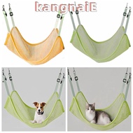 KANGNAI Pet Hammock, Mesh Breathable Pet Swing Bed, Sturdy Hangable Adjustable Pet Sleeping Resting 