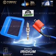 PCO STAGE 1 PNP RACING COMBO SET COIL PLUG AIR FILTER IRIDIUM SPARK PLUG Y15 LC135 Y16 RS150 RSX150 