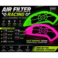 Y15/LC150/LC135/EGO AVANTIZ/RS150/NVX155 V1/V2 VARIO150 RACING AIR FLITER PINK/GREEN SPONGE