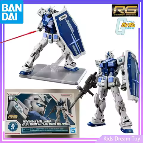 Bandai Original RG THE GUNDAM BASE LIMITED RX-78-2 GUNDAM Ver.2.0[THE GUNDAM BASE COLOR] Anime Actio