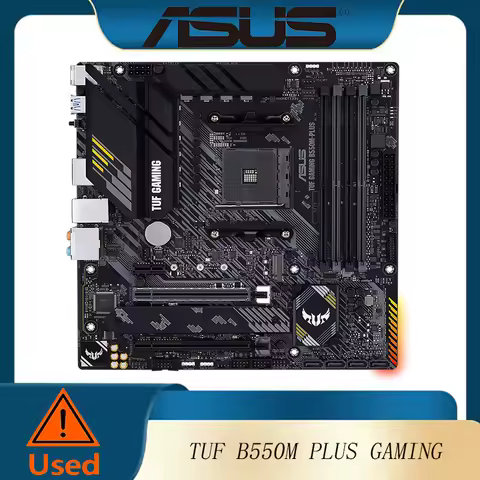 Motherboard TUF GAMING B550M-PLUS asus Socket AM4 DDR4 For AMD B550M B550 Original Desktop PCI-E 4.0