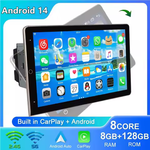 Universal Car Stereo 2 din 10 Inch Carplay 2 Din Android 14 Multimedia Player Car Player Electric Ro