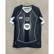 Defoot 25-26FCB pre match warm-up training sports T-shirt short sleeved loose fit plus size fan supp