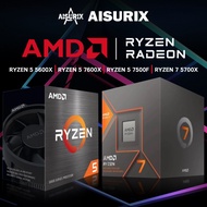 AISURIX AMD Ryzen 5 5600X / 7600X / 7500F RYZEN 7 5700X CPU Processor AM4 5000 Series