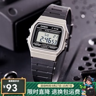 卡西欧手表 时尚简约复古小方块 潮流运动百搭电子表学生表 F-91WM-7A
