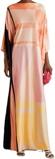 Digital Satin Silk Kaftan for Women Casual Wear,fancy kaftan,beach wear kaftan,luxury caftan top regular wear Fancy dress for women. Multicolored, Multicolored, One Size