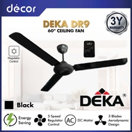 DEKA Ceiling Fan DEKA DK10 56" 5 Blades 5 Speed AC Motor Regulator Control DEKA DR9 Regulator Fan Kipas Siling Syiling