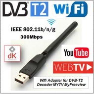 300mbps USB Wifi Adapter / Wifi Dongle / Wifi Receiver for DVB-T2 Decoder TV Box