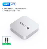 ORICO giảm thiểu lưu trữ và dock 2-trong-1 được xây dựng cho làm mát nhanh usb4 40gbps thẻ SD TF (m4