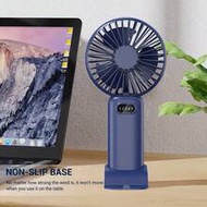 1pc Mini Handheld Electric Fan With Type-C Charging, Portable Student Small Electric Fan, Desktop St