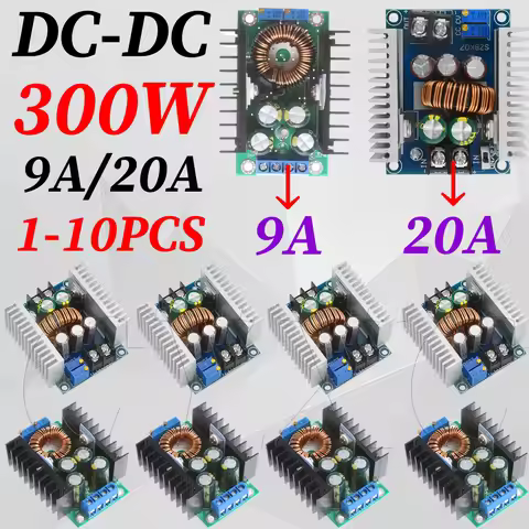 300W XL4016 DC-DC Max 9A/20A Step Down Buck Converter 5-40V To 1.2-35V Adjustable Power Supply Modul