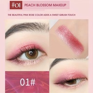 MATA 2-in-1 Eyeshadow Stick Two-End 2 Colors Pearl Tone Effect Earth Chocolate Glitter Fade-Resistan