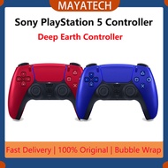 Sony PlayStation 5 PS5 DualSense Controller Deep Earth Collection Red Blue Controller